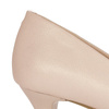 Sergio Leone Beige Pearl Pumps