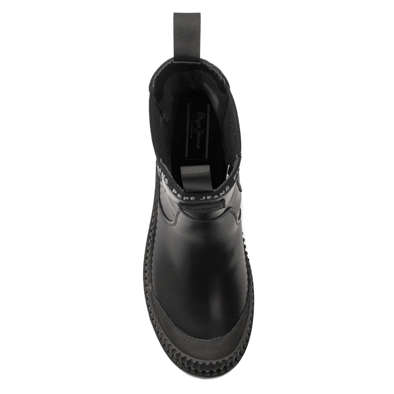 Pepe Jeans Women's Gum Chelsea Black Boots