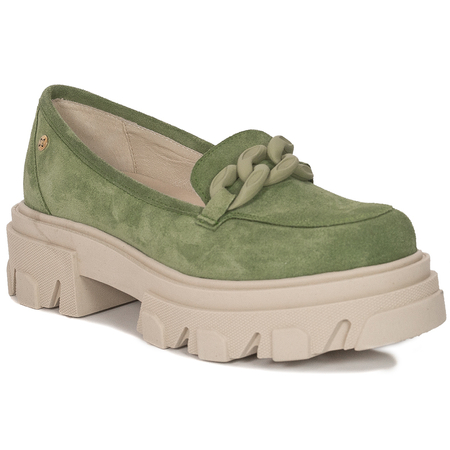 Maciejka 2850J-09/00-1 Green Flat Shoes