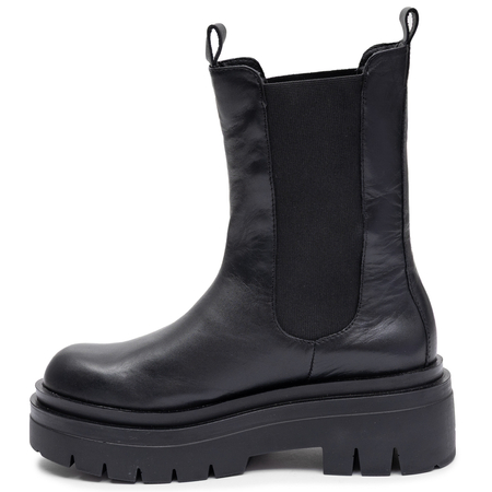 Maciejka Leather Platform Chelsea Boots Black P7844-01/00-7