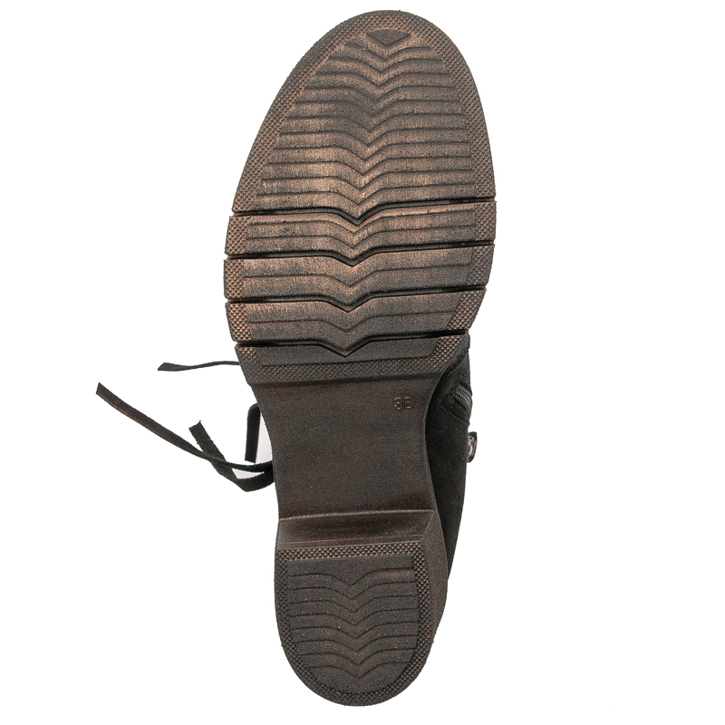 Maciejka Black Women's Velor Boots