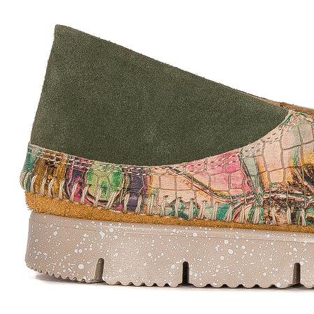 Maciejka Green Flat Shoes
