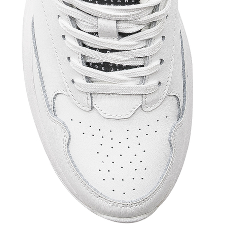 Pepe Jeans Sneakersy damskie White Arrow Glam Białe