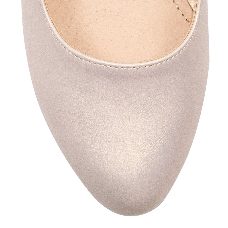 Sergio Leone PB130 Beige Pearl Pumps