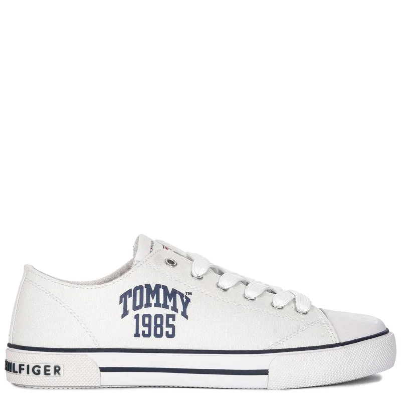 Tommy Hilfiger Damskie Trampki Niskie Białe 