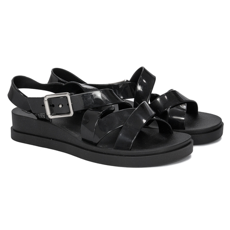Zaxy Plena Sand Ad Black Sandals