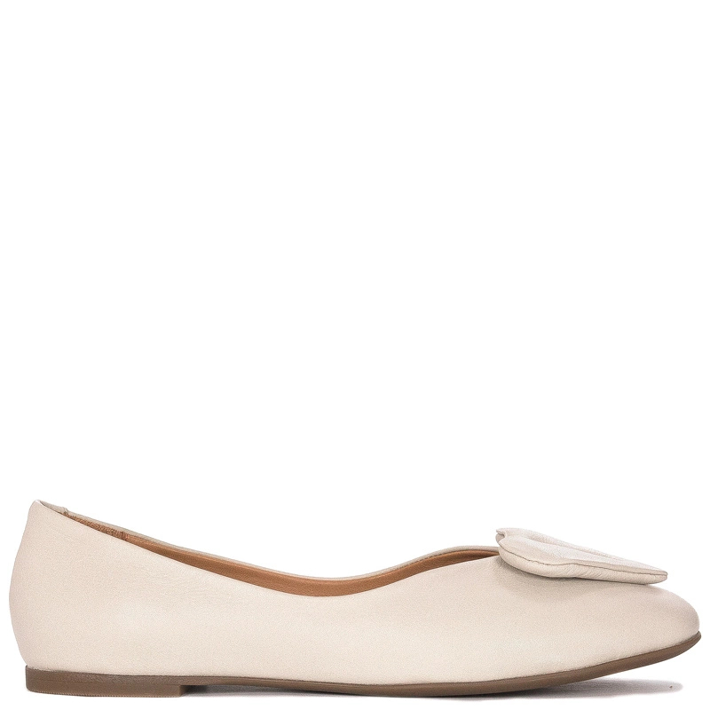 Venezia Baleriny Damskie Beige