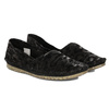 Maciejka Women's Leather Black Half-Shoes