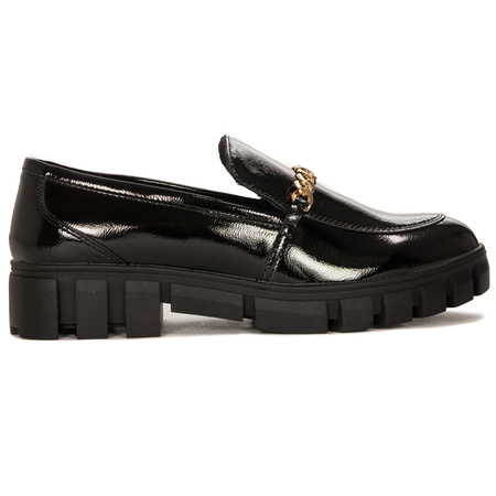 Sergio Leone Women's Black loafers shoes