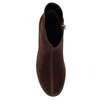 Maciejka Suede Leather Ankle Boots Block Heel Women’s Chocolate Brown K7202-02/00-8