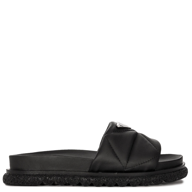 Venezia Eri Black platform slides