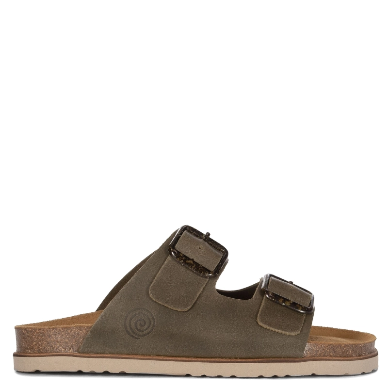 Dr. Brinkmann Women's Olive Flip Flops