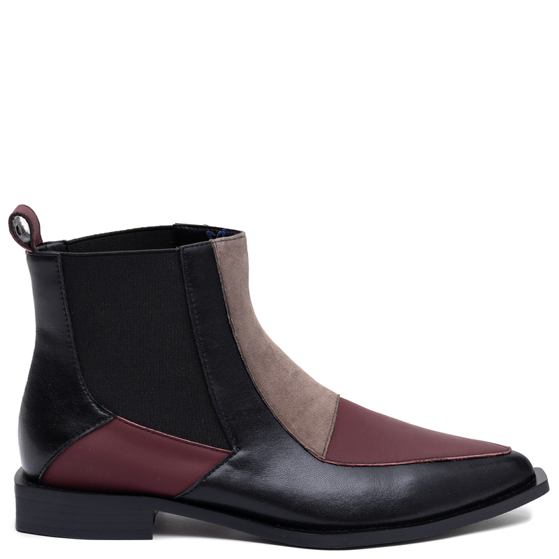 Maciejka Women's Leather Ankle Boots with Zipper Multicolor K7833-01/00-7