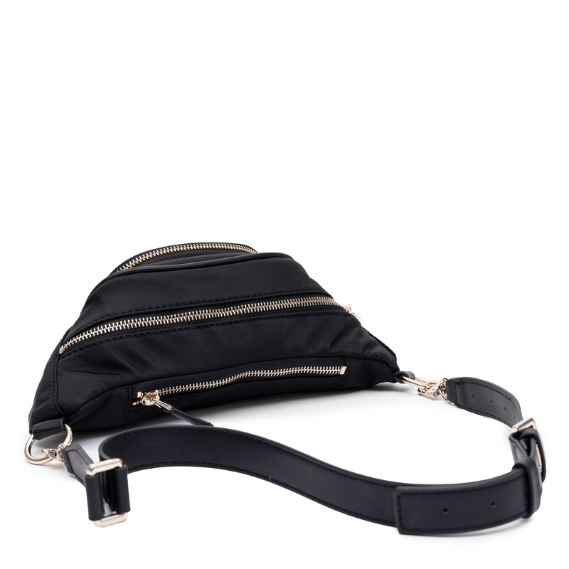 Guess Follie Women's Belt Bag Crossbody Black TWNN9676080-BLACK