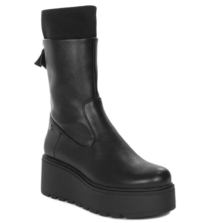 Maciejka Platform Ankle Boots High Upper Black A7161-01/00-7