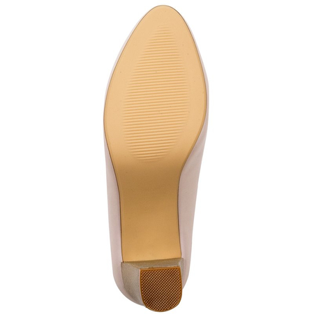 Sergio Leone PB130 Beige Pearl Pumps