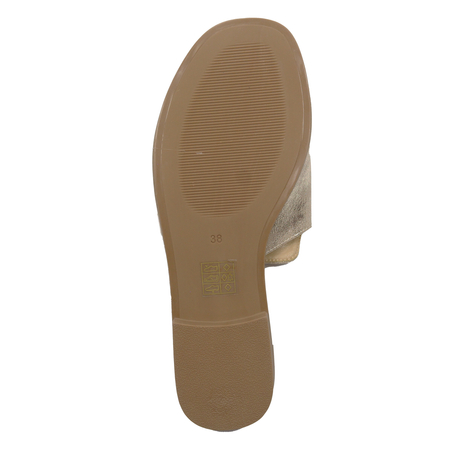 S.Barski Women's Slides Gold