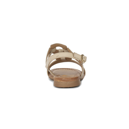 Maciejka Women's Leather Sandals Gold Beige