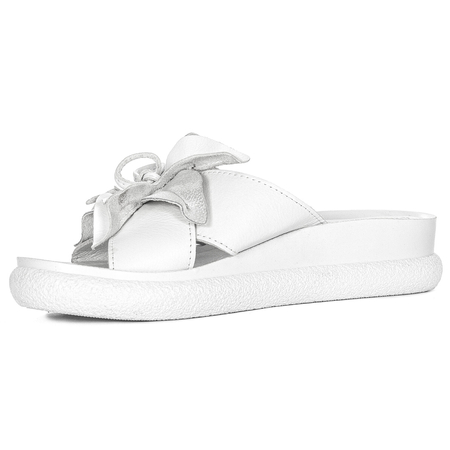 T.Sokolski Women's White Slides