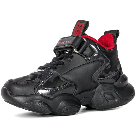 Sneakersy American Club BD14/21 Black/Red
