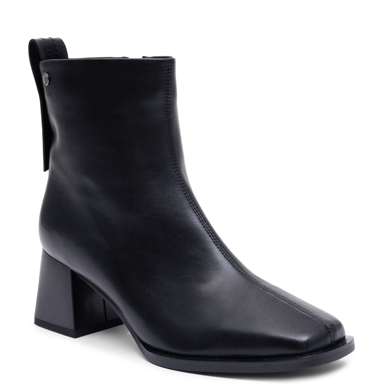 Maciejka Women's Leather Ankle Boots on a Heel Black K7660-01/00-7