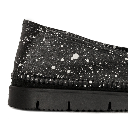 Maciejka Black with Dots Low Shoes