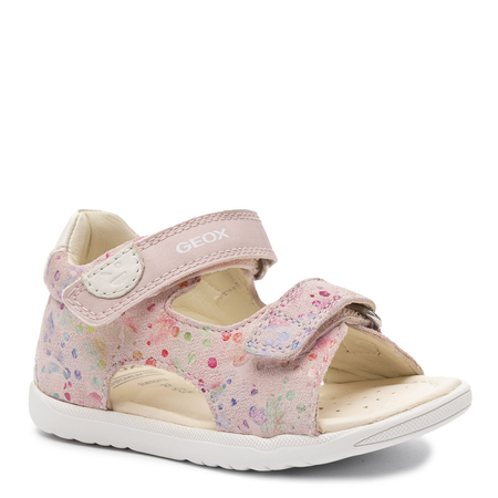 Geox Girls’ Sandals With Velcro Straps Pink B254WA-C8W0G