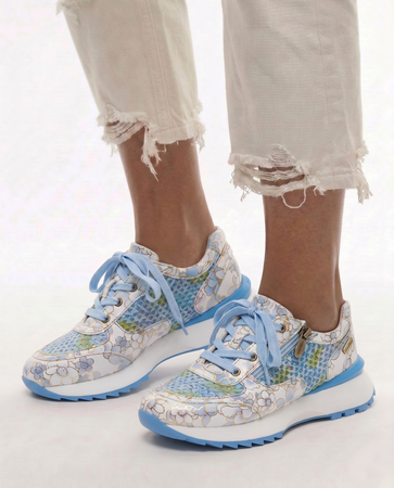Laura Vita Tellao Leather Multi Blue Sneakers TELLAO-17-BLEU