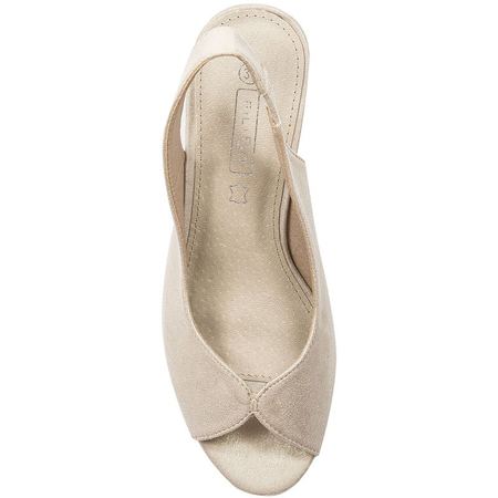 Filippo DS1277-20 Gold Sandals