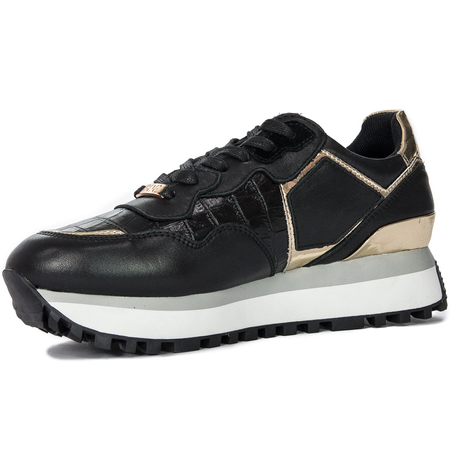 GOE II2N4080 Black Gold Sneakers