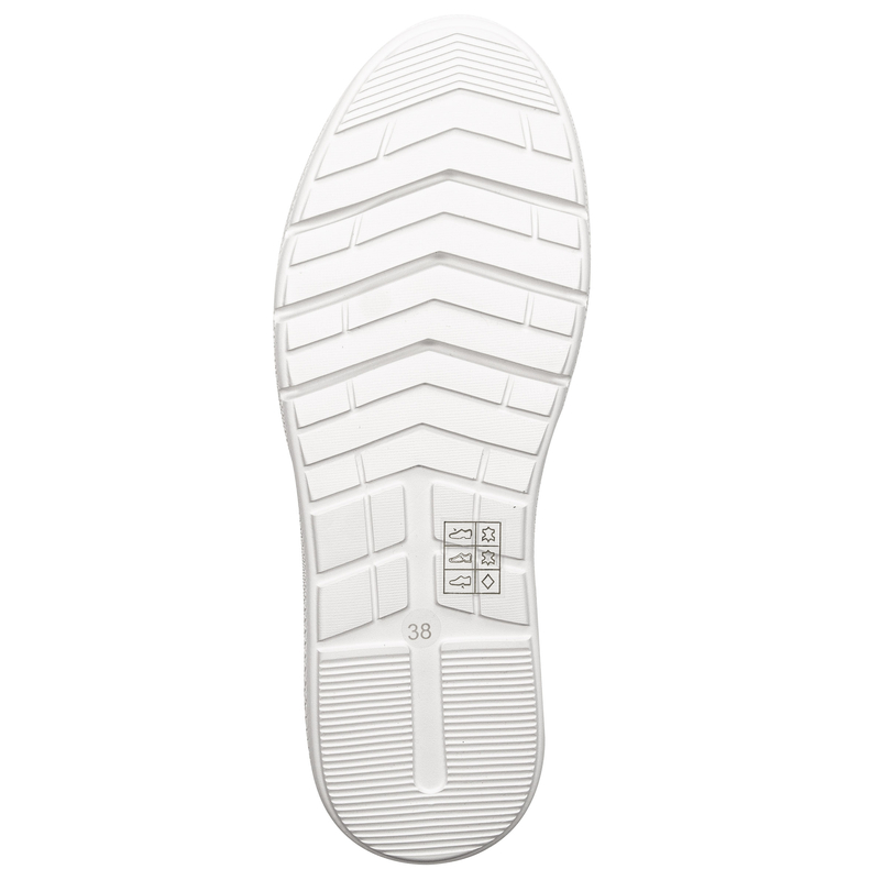 Maciejka Women's Silver Leather Sneakers