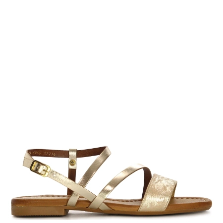 Maciejka Women's Leather Sandals Gold