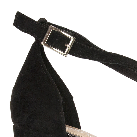 Sergio Leone SK865 Black Sandals