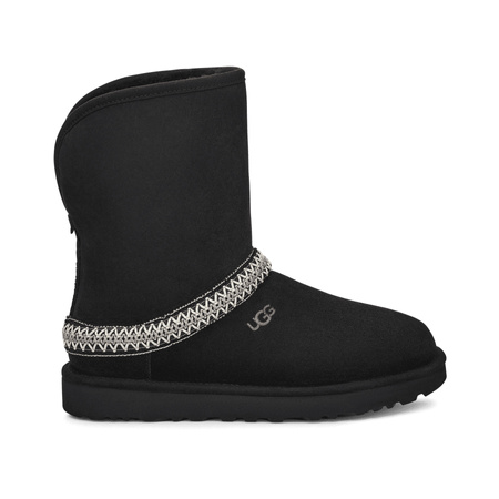 UGG W Classic Short Crescent Black 1161770-BLK