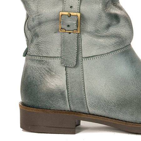 Maciejka 03954-09-00-0 Gray Knee-high Boots