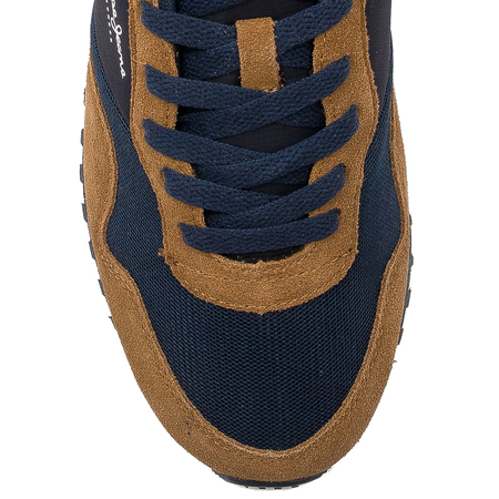 Pepe Jeans Sneakersy buty męskie London One Basic M Cognac