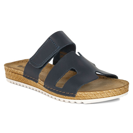 Inblu Women's Slides  Navy Blue