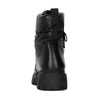 Women's snow boots on the platform Black insulated black