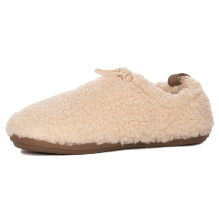 UGG Kapcie damskie W PLUSHY Slipper Natu/ Chestnut