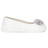 Filippo Leather White Low Shoes