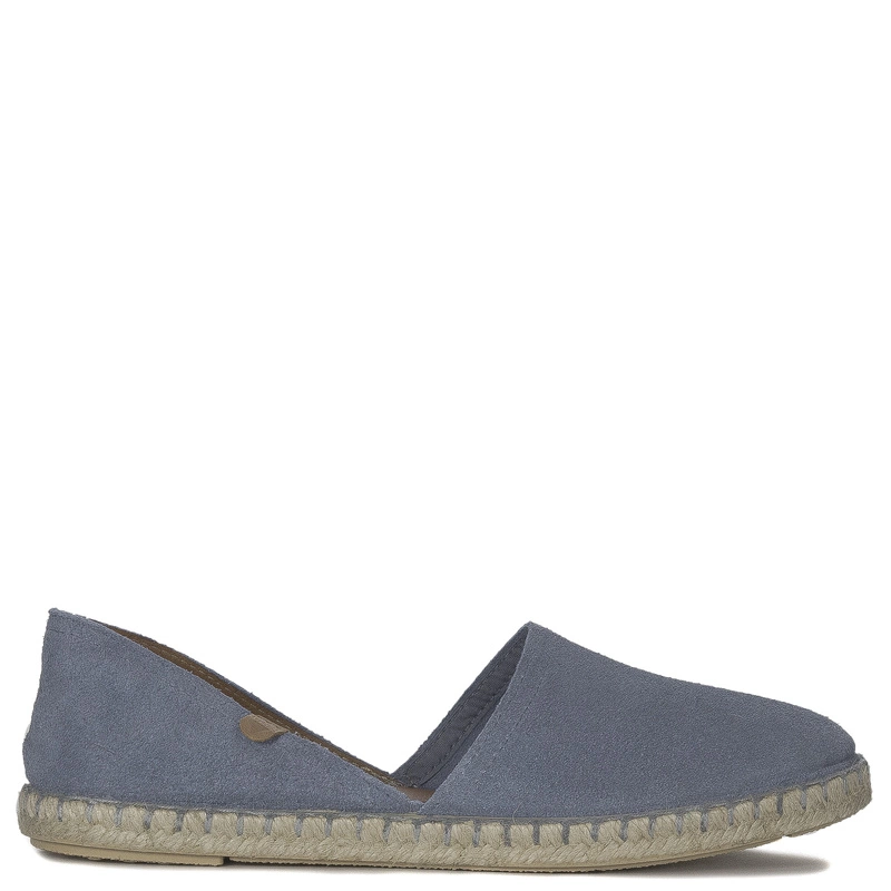 Verbenas Carmen Natural Suede Women's Espadrilles Blue CARMEN-SER-SEA