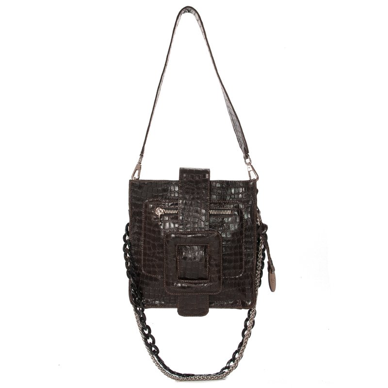 Torba Pilat Croco T06 Brązowa