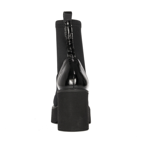 Venezia ROV women's boots in leather Black 