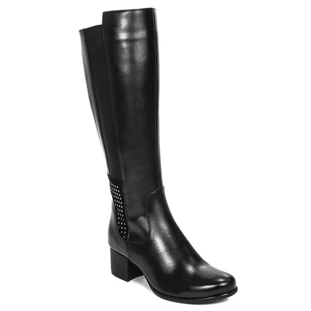 Maciejka 03802-01-00-3 Black Knee-High Boots