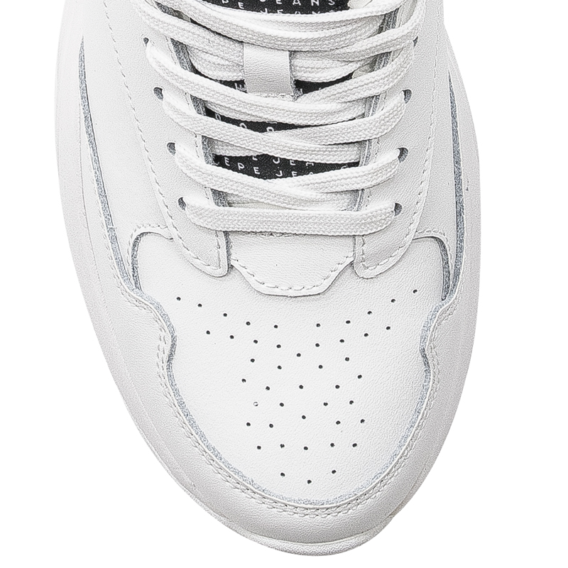 Pepe Jeans White Arrow Glam Sneakers