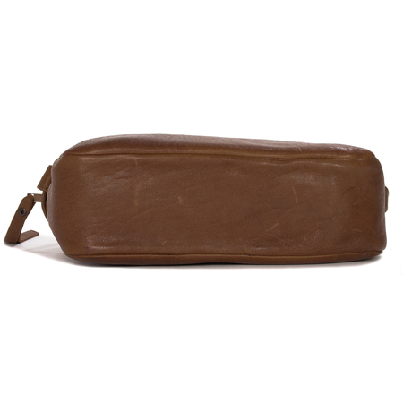 Maciejka Brown Leather Women's small Handbag