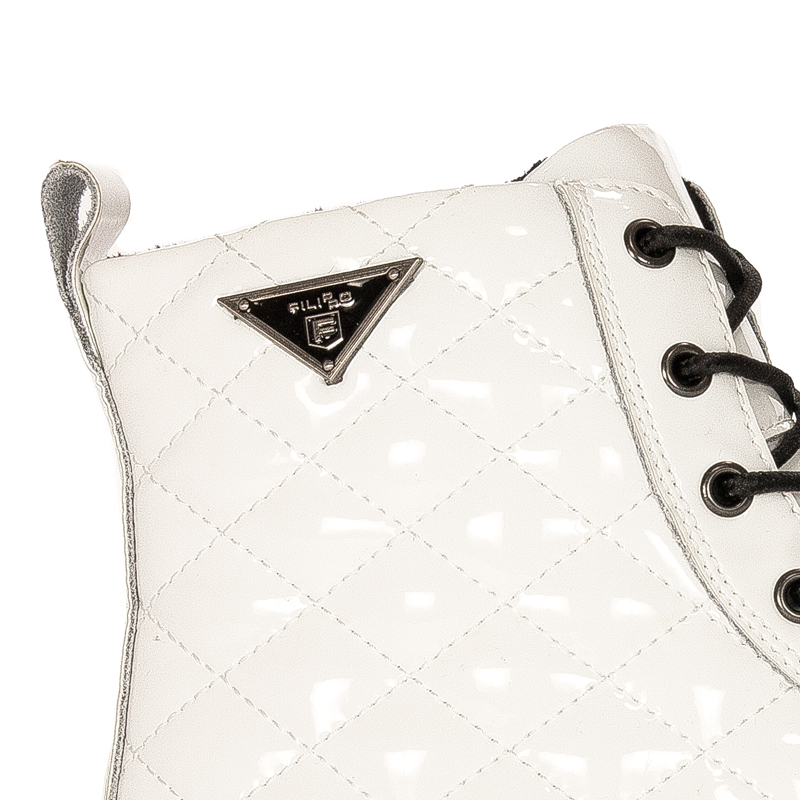 Filippo White Women's Lace-Up Boots DBT3944/22 WH