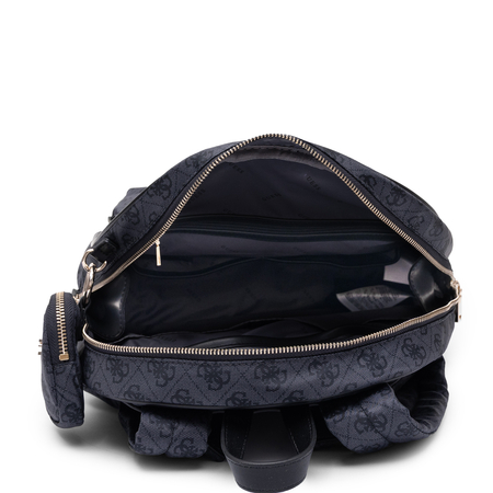 Guess Adrian Logo City Backpack Monogram Black TWNB2168350-BLACK