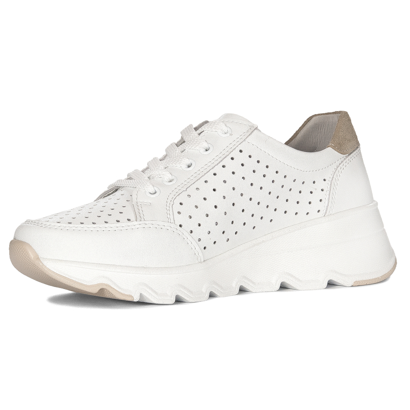 T.Sokolski Women's White Beige Flat Shoes