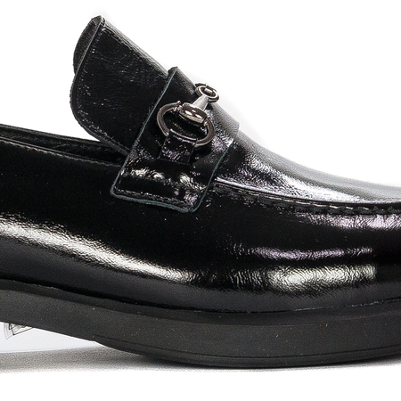 Venezia Black Women's Loafers